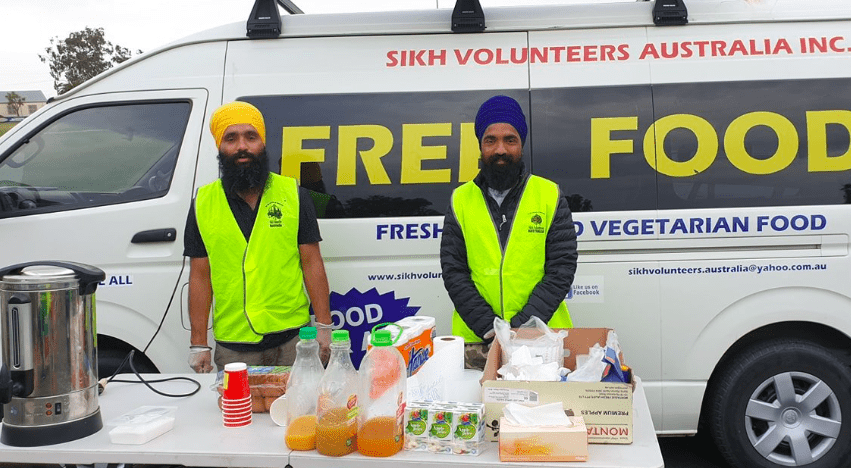 Sikh volunteers