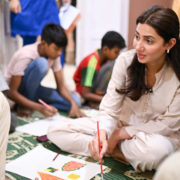 Mahira Khan Visits British Asian Trust’s Mental Health Project in Karachi